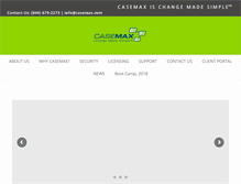 Tablet Screenshot of casemax.com